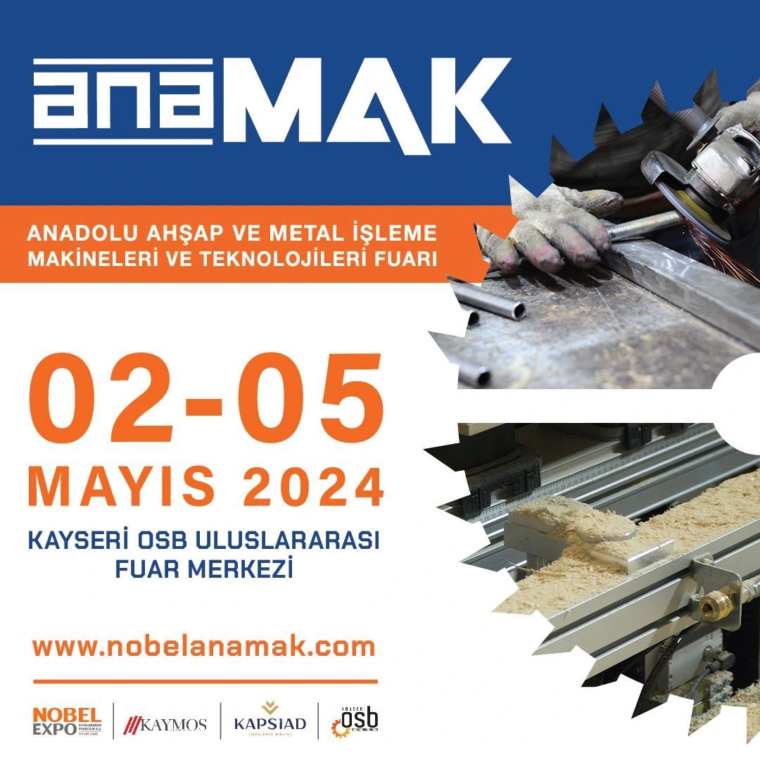 Anadolu Ahşap ve Metal İşleme Makineleri ve Teknolojileri Fuarı 